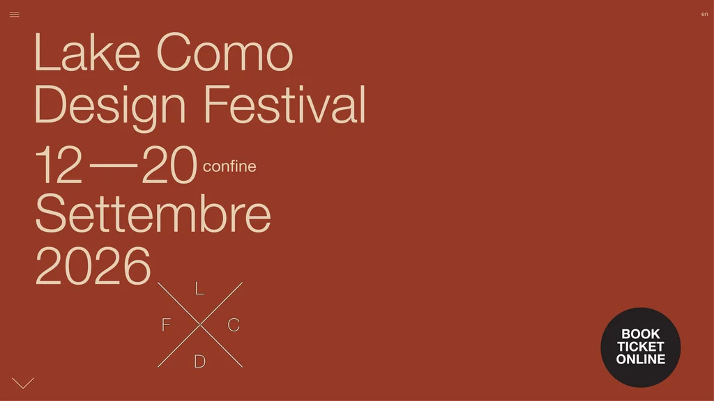 Lake Como Design Festival screenshot
